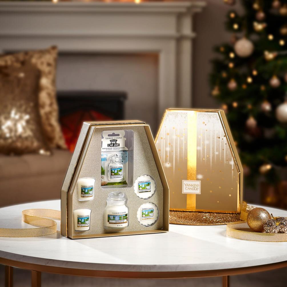 Yankee Candle Clean Cotton Fragrance Gift Set Extra Image 2